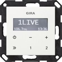 Gira RDS radio inbouw ALU 228426